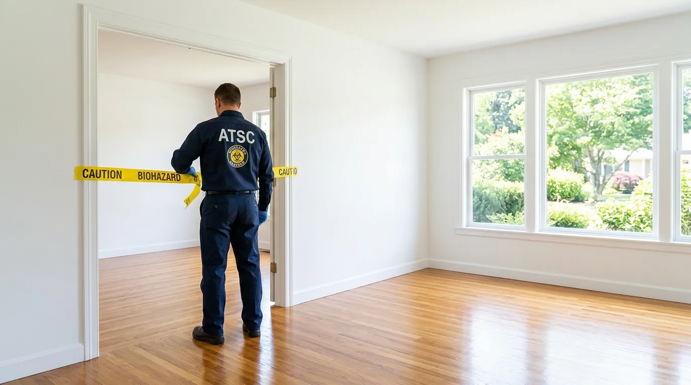 Certified biohazard cleanup crew performing Crime Scene Cleanup in Thonotosassa